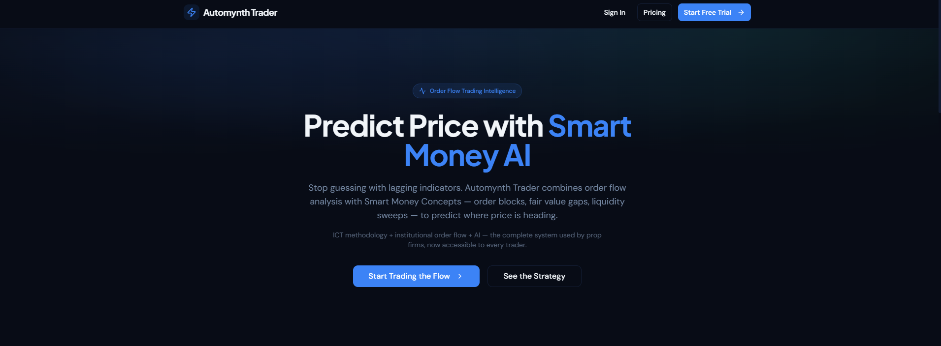 Automynth Trader - Order Flow Trading Intelligence